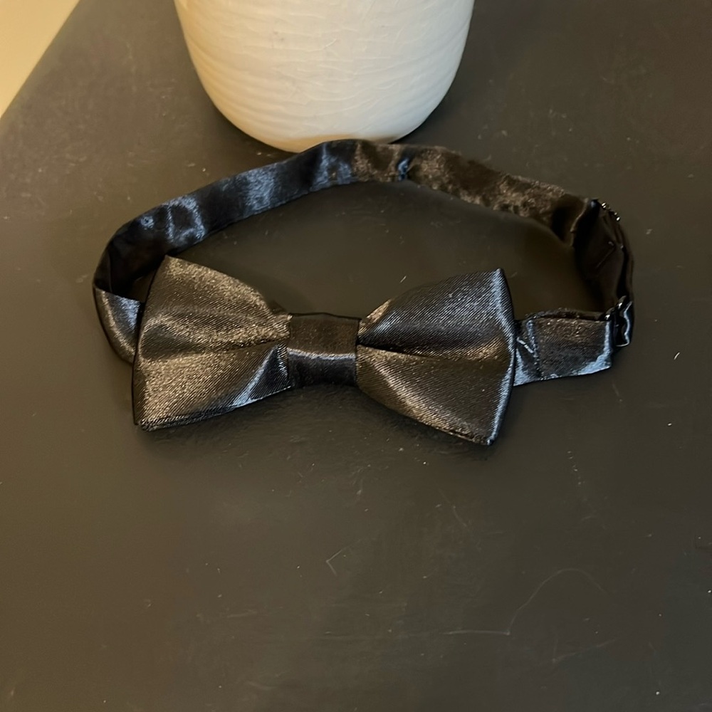 Young man bow tie